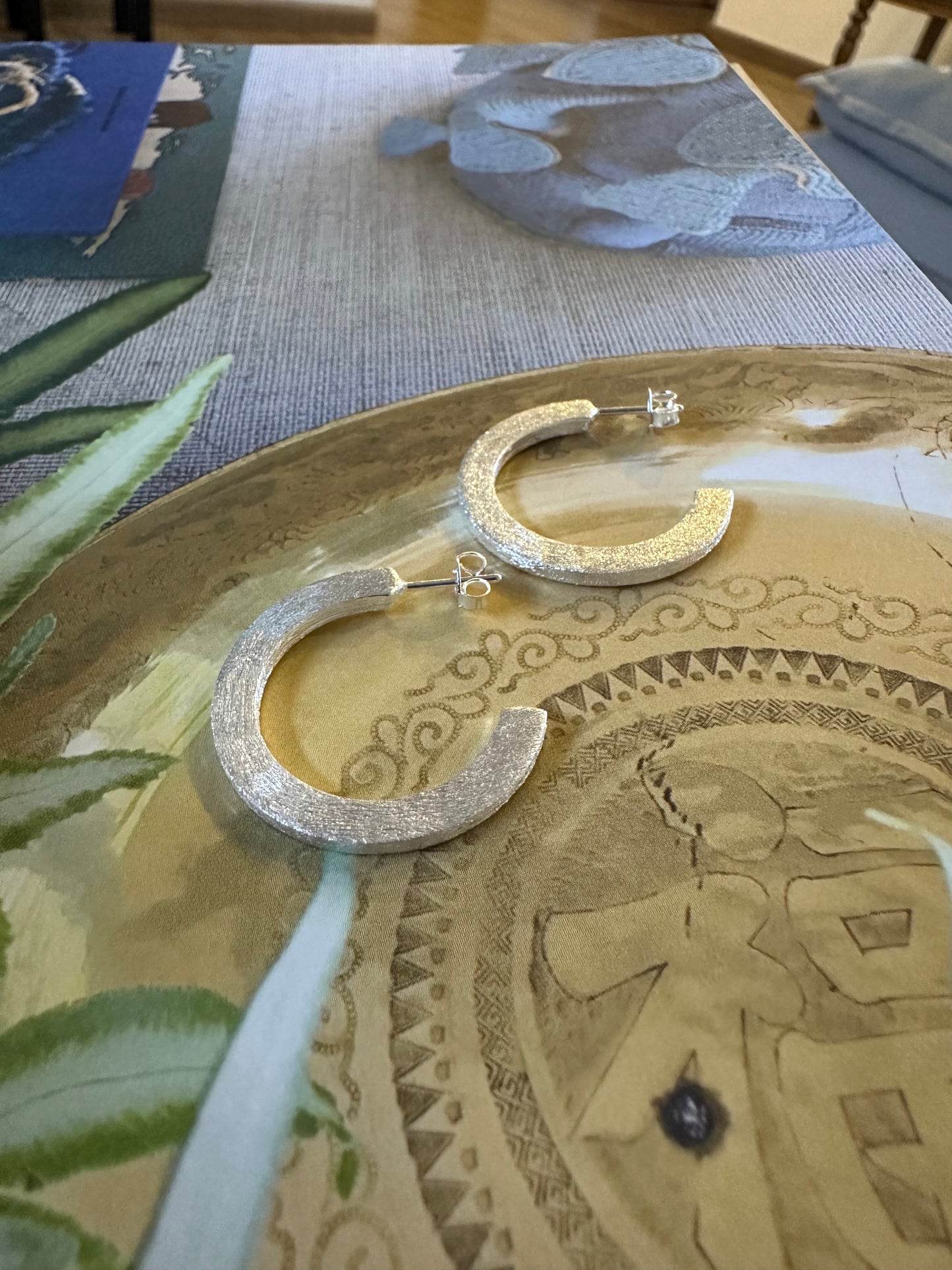 Argollas satinadas