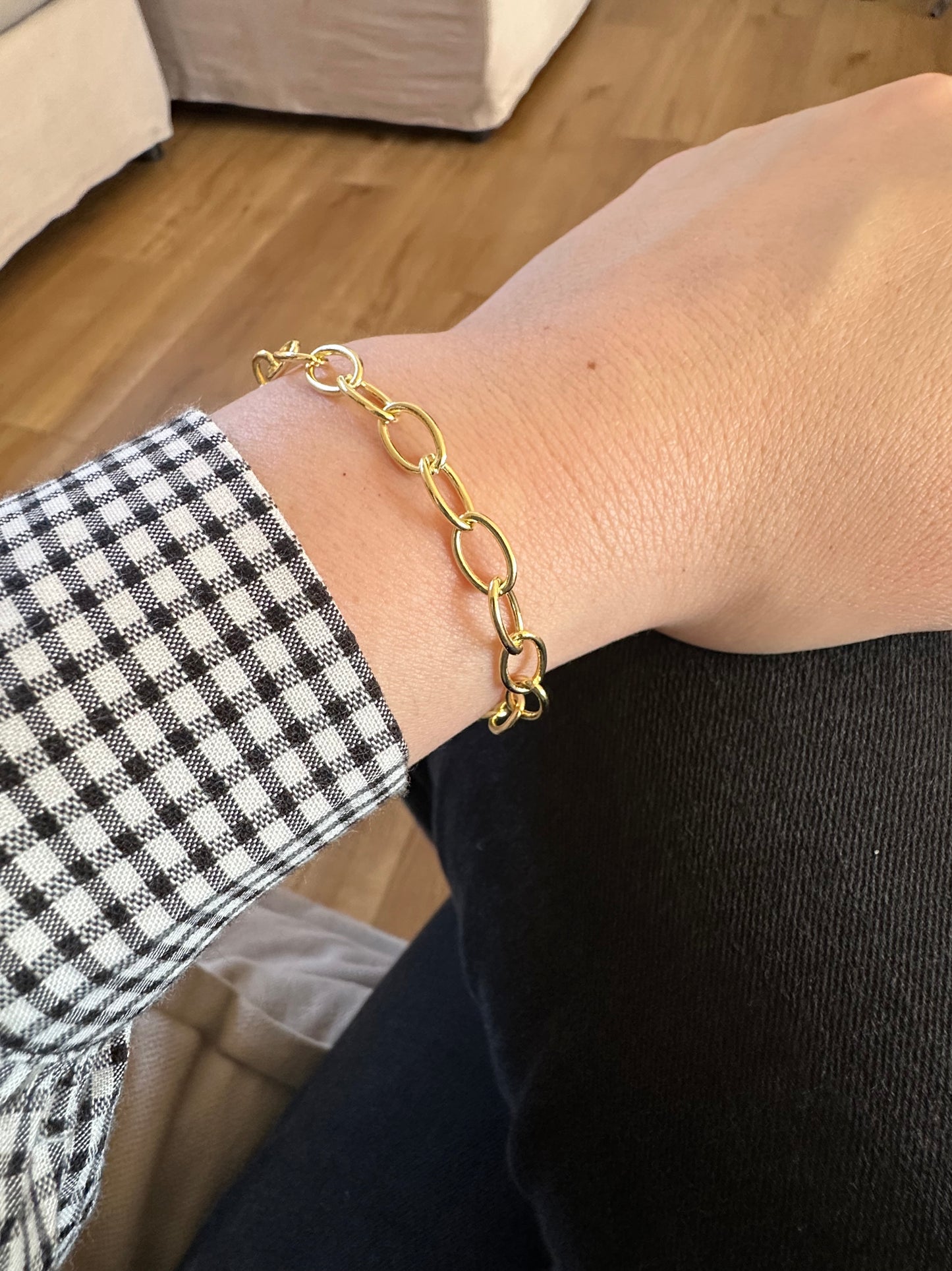 Pulsera eslabones ovalados