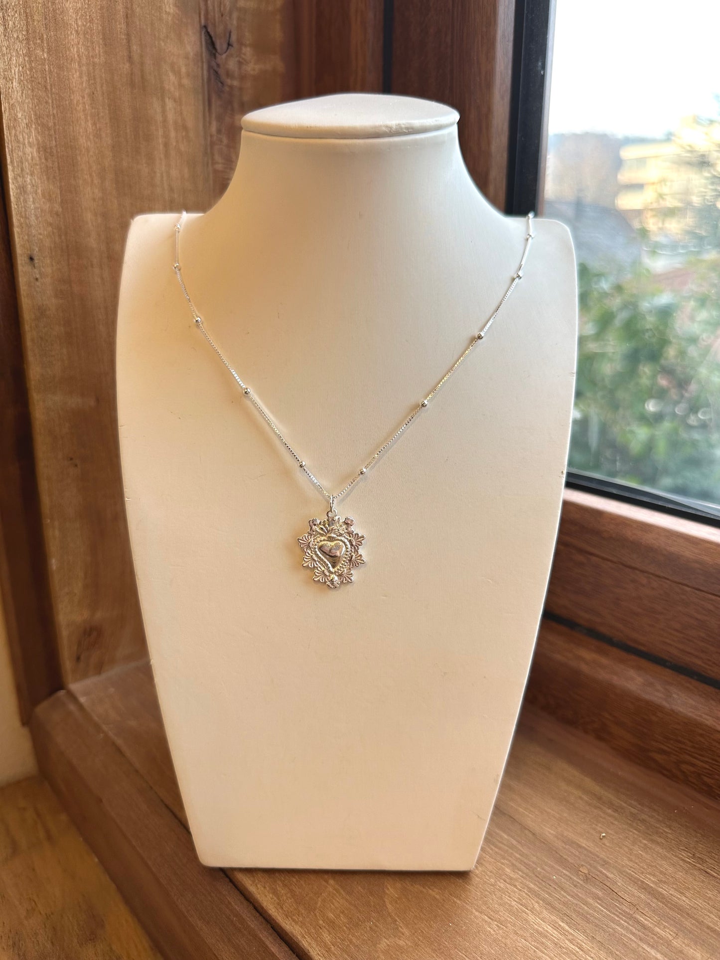 Collar Lupe plateado