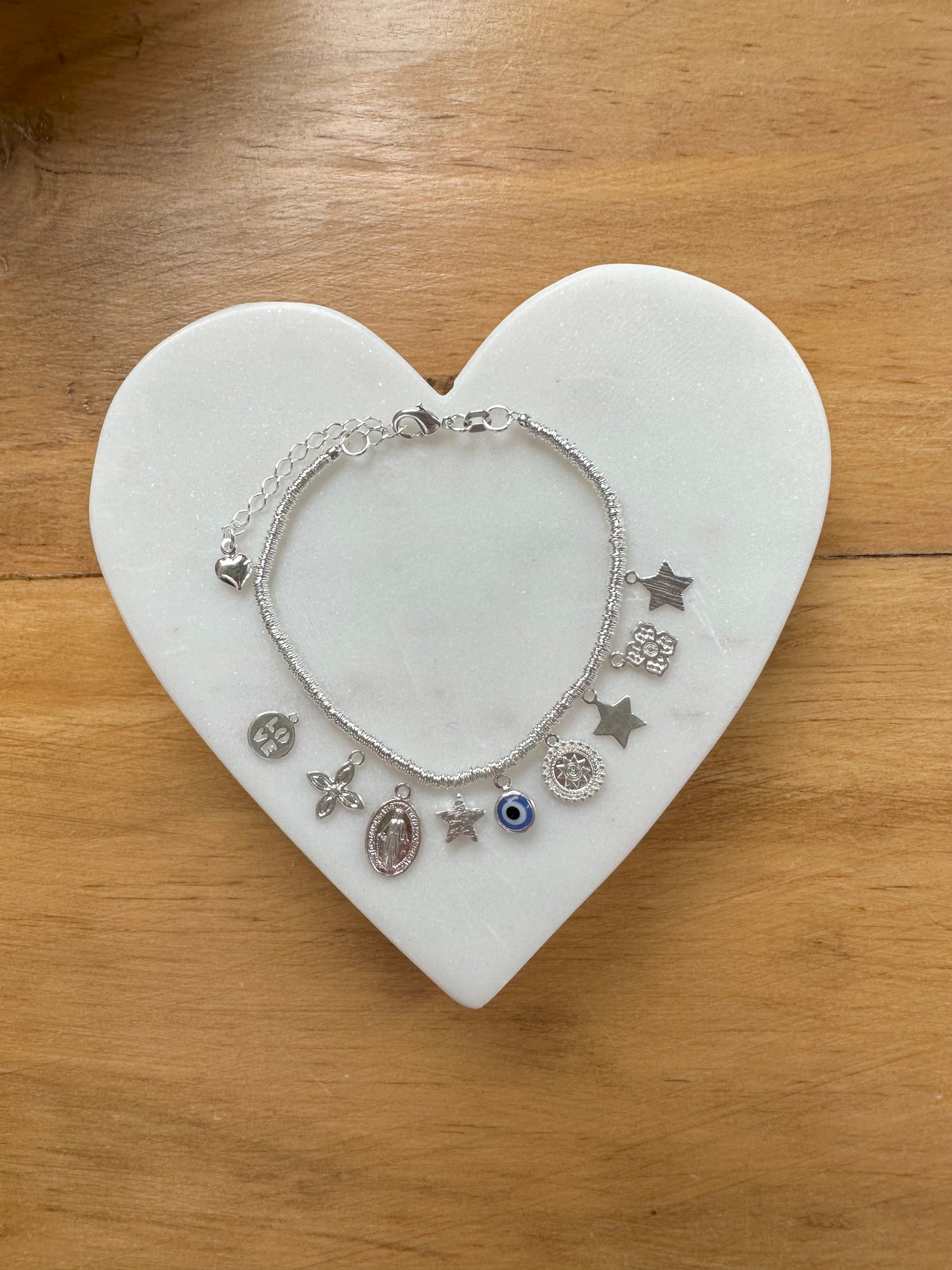 Pulsera argollitas & estrella