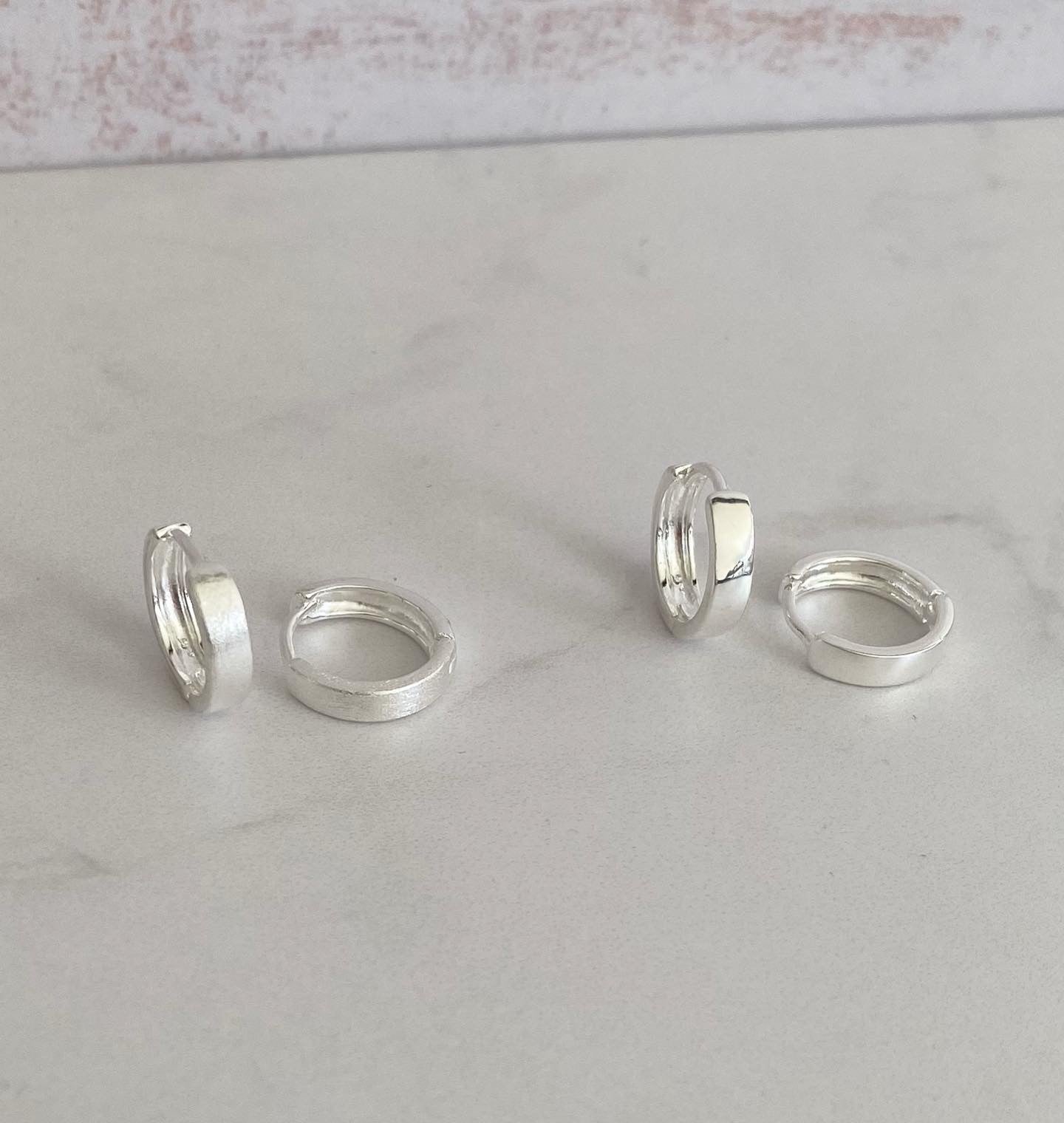 Argollas plateadas