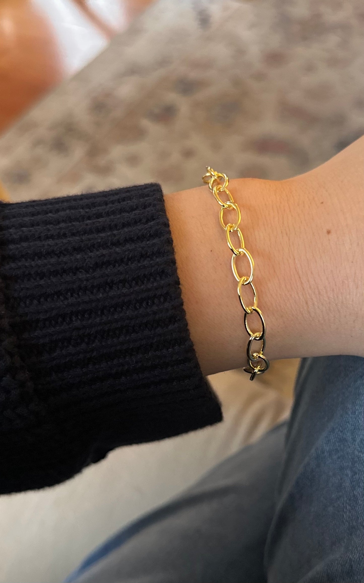 Pulsera eslabones ovalados