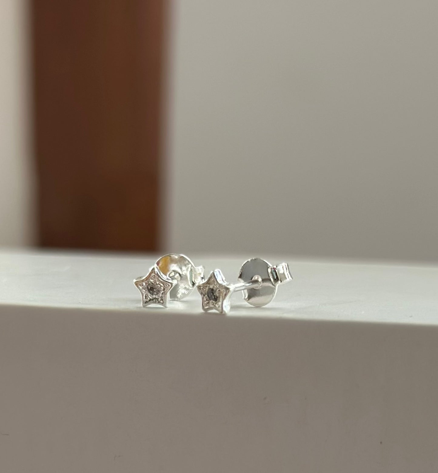 Aros estrellitas & circón