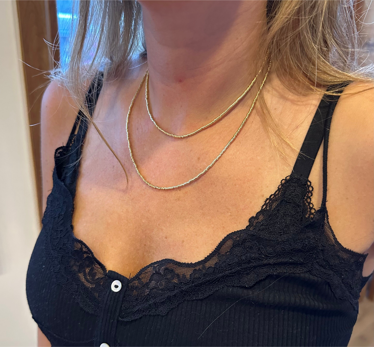 Collar/pulsera de mostacillas
