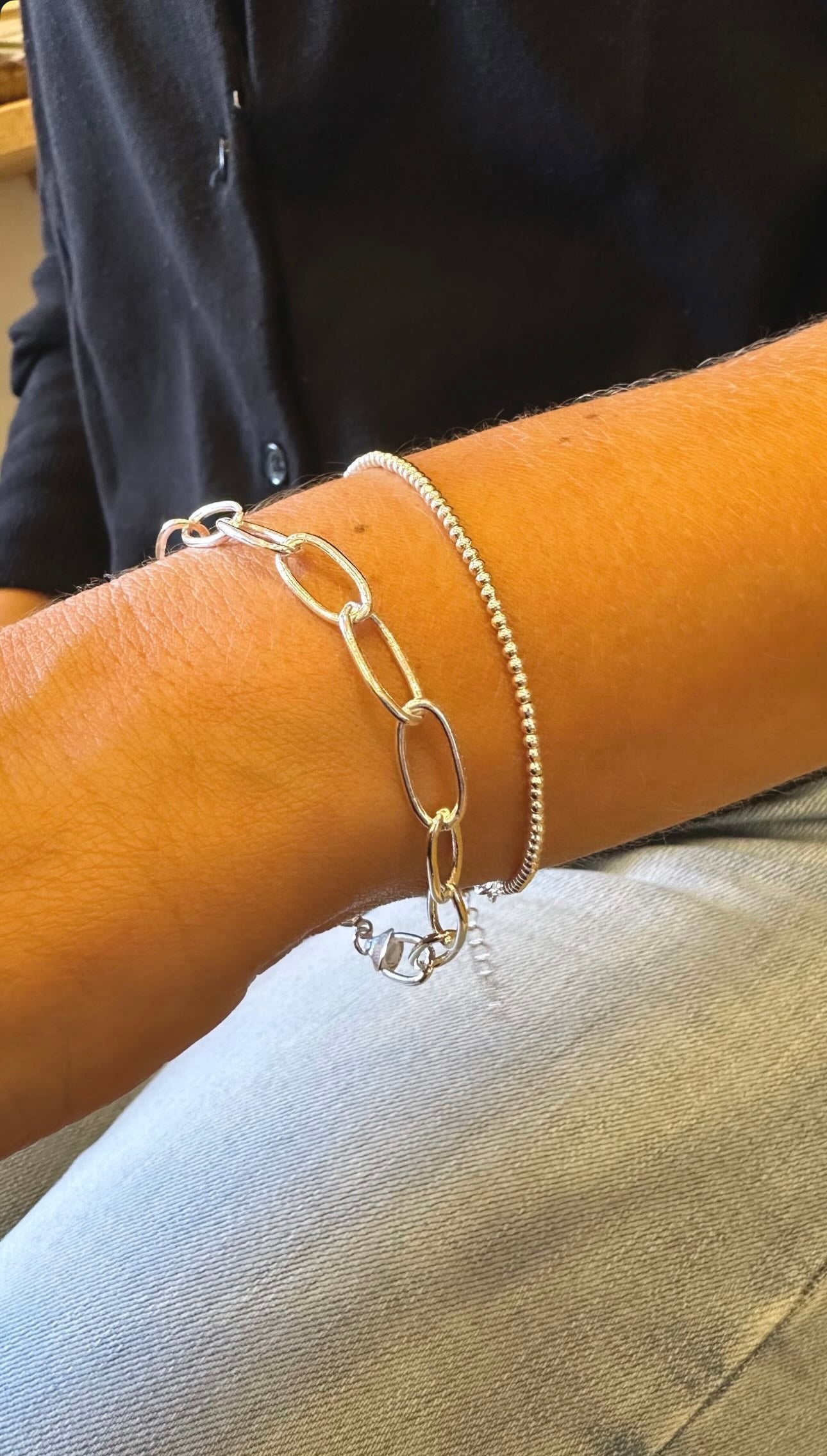 Pulsera eslabones ovalados