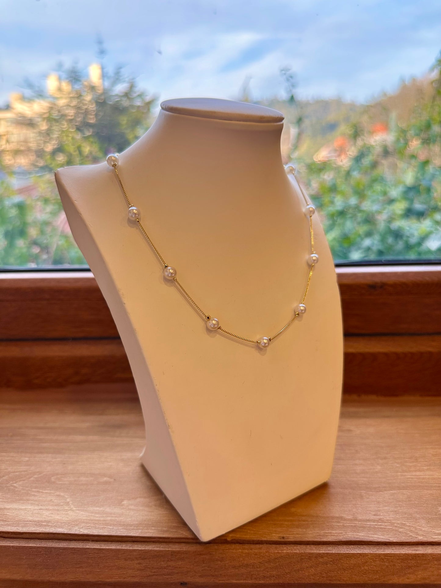 Conjunto Rose perlas
