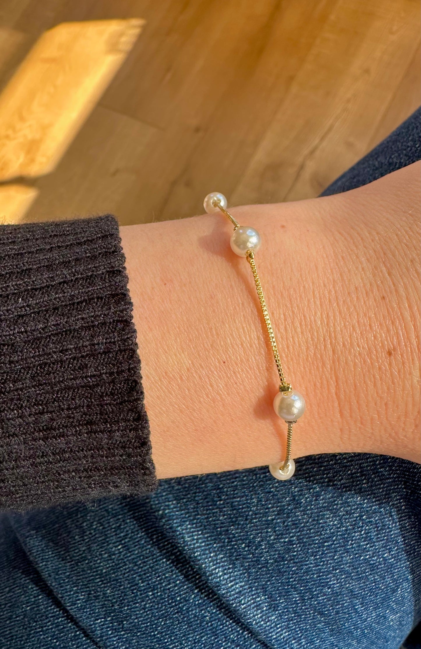 Conjunto Rose perlas