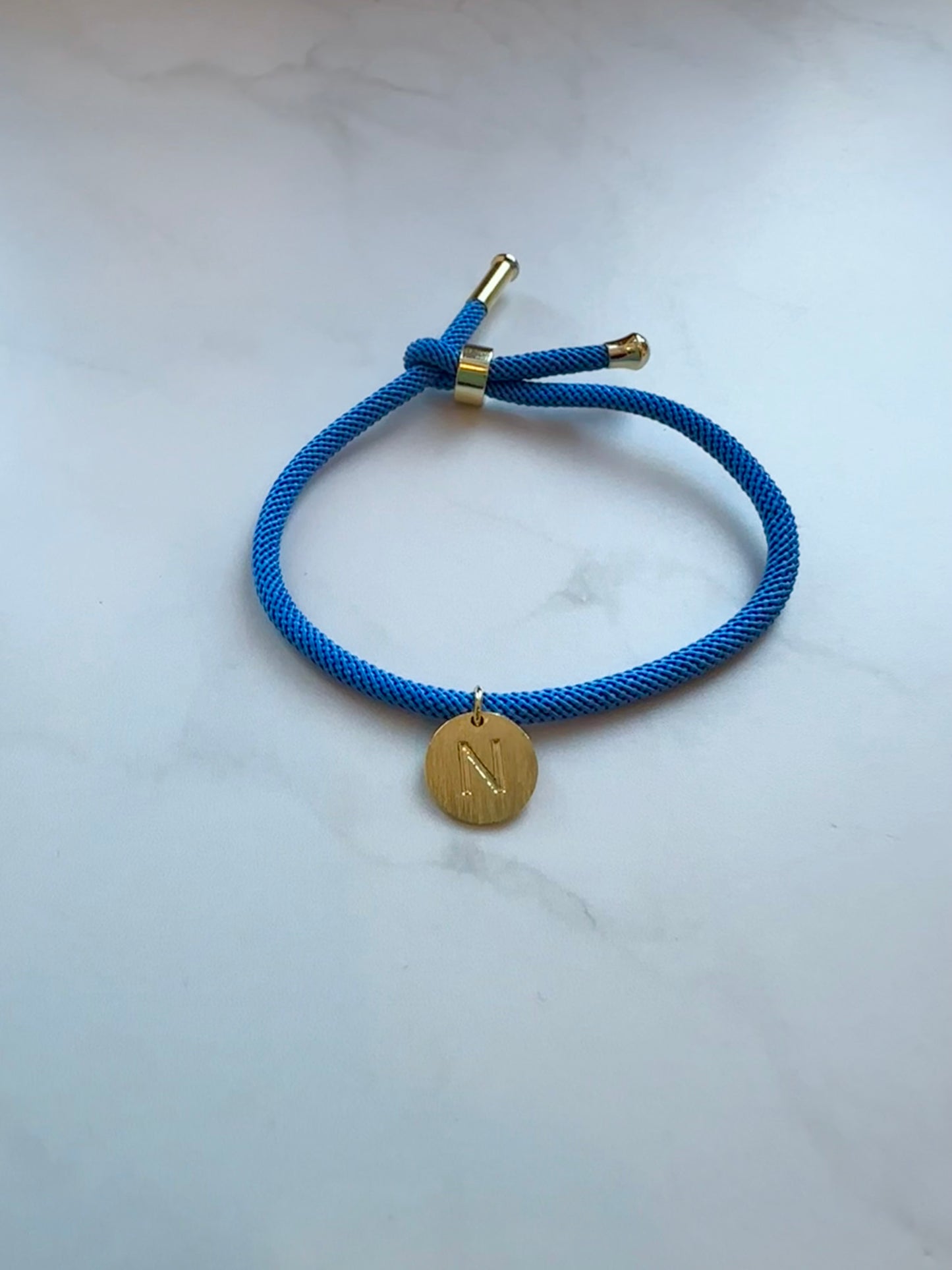 Pulsera cordón & inicial