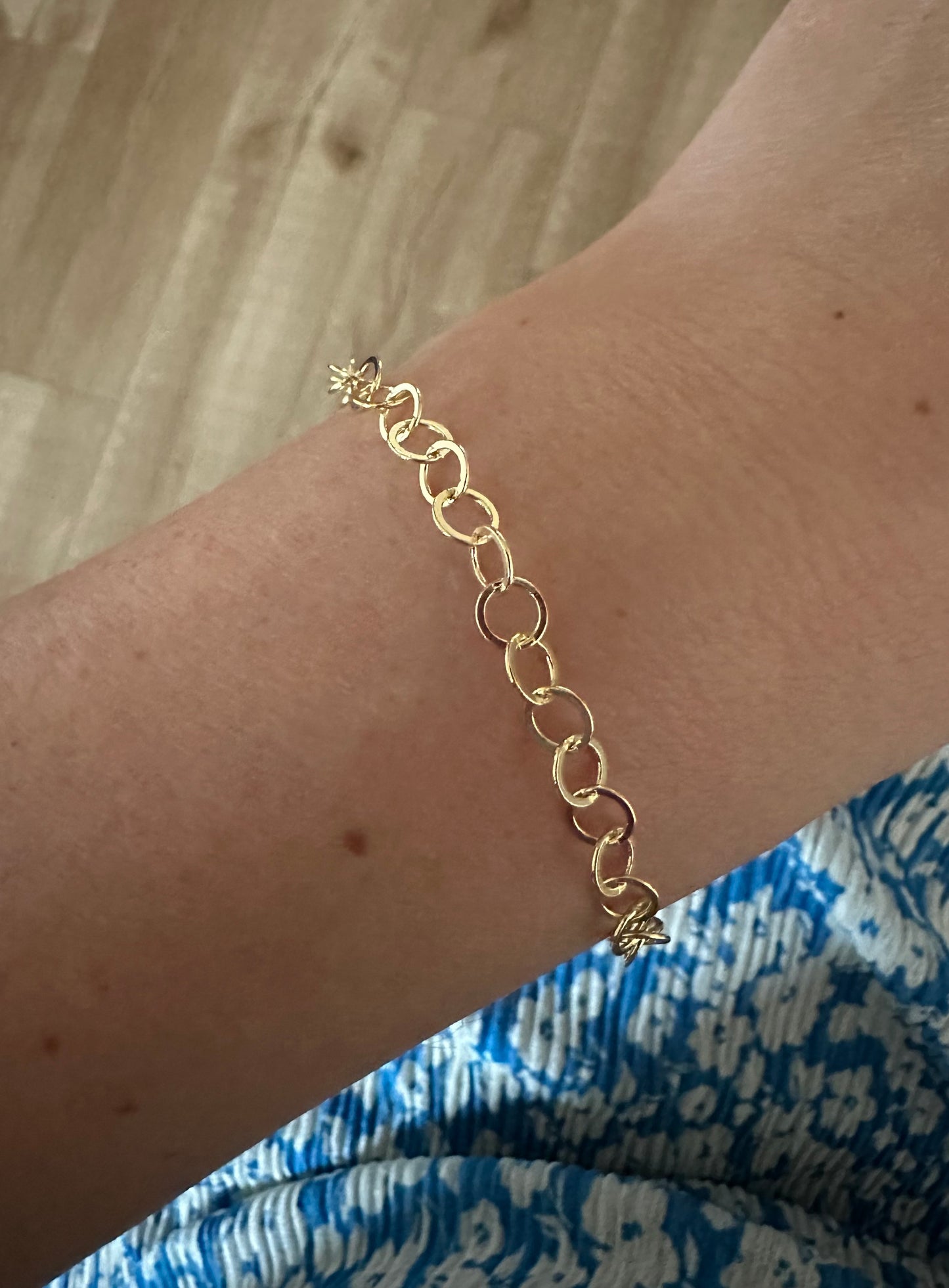 Pulsera eslabones redondos