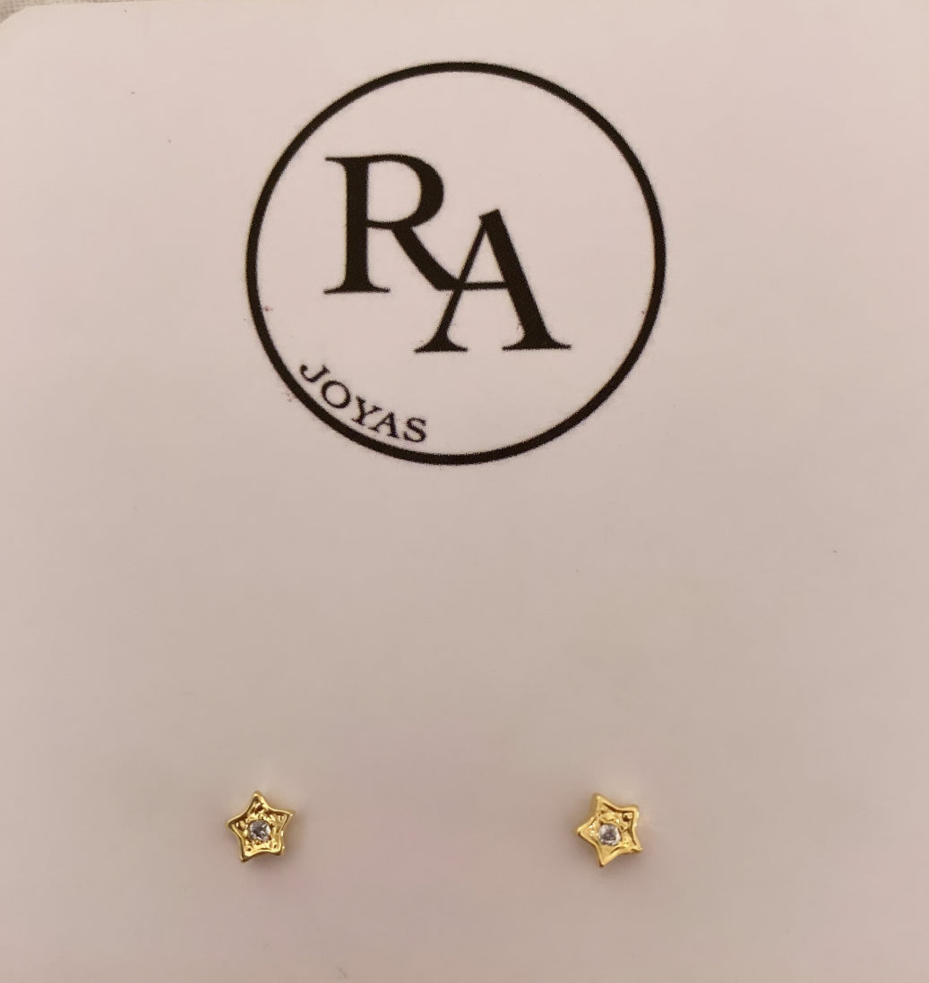 Aros estrellitas & circón
