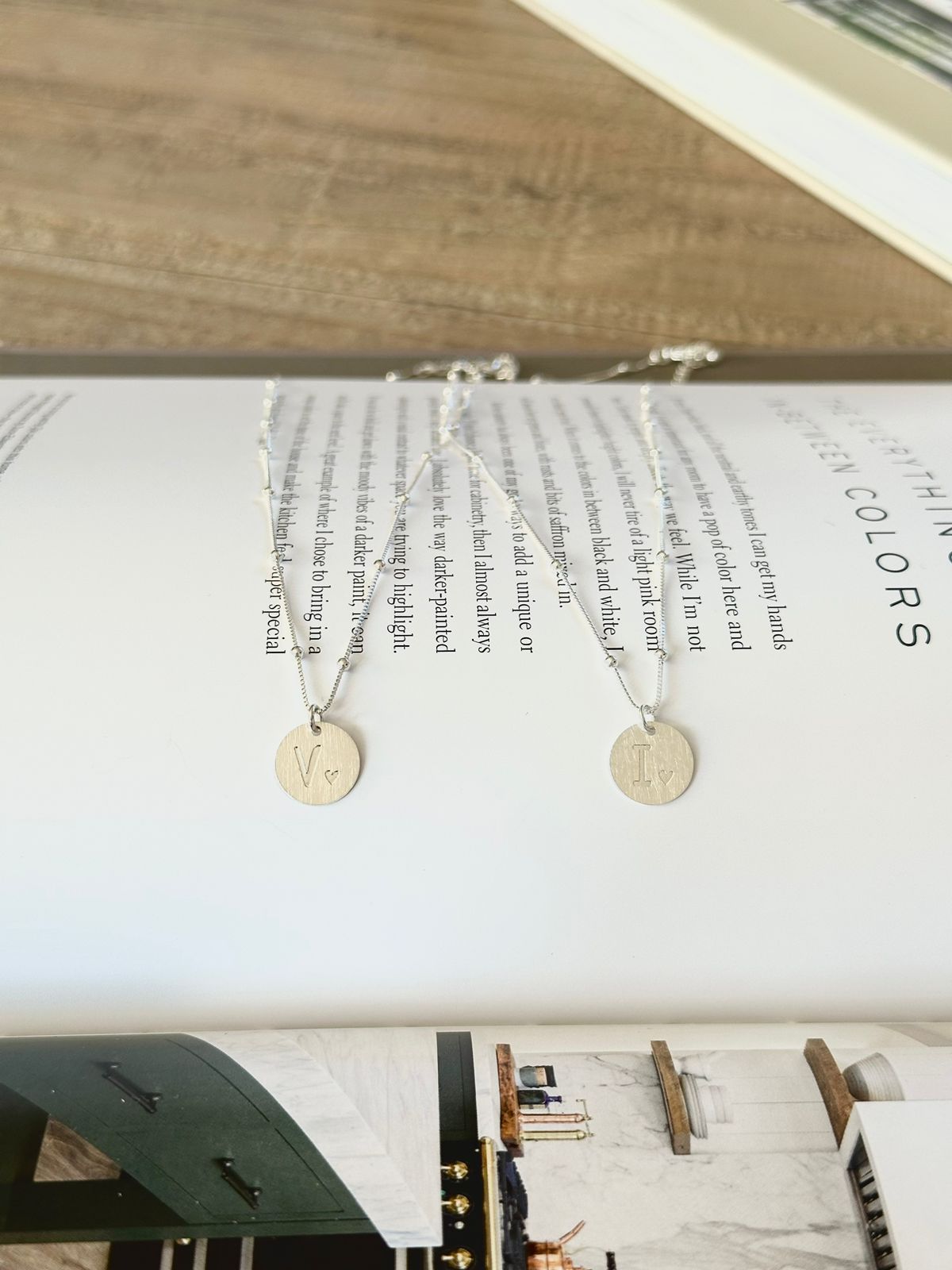 Collar iniciales Silver