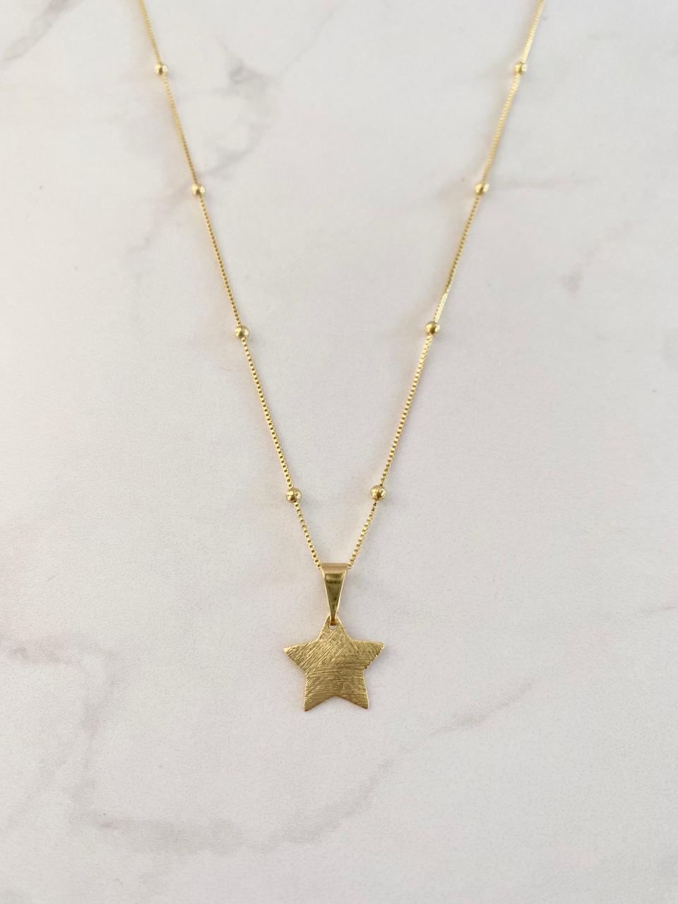 Collar estrella lijada