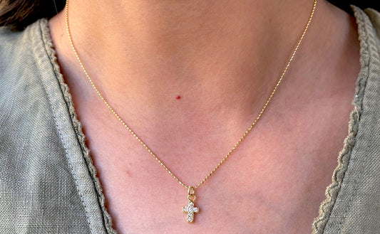 Collar mini Cruz circones