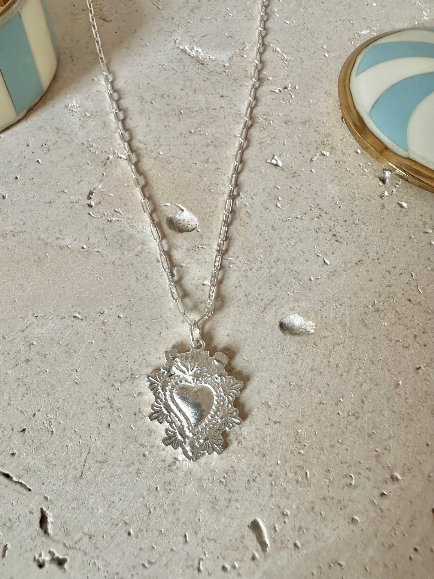 Collar Lupe plateado