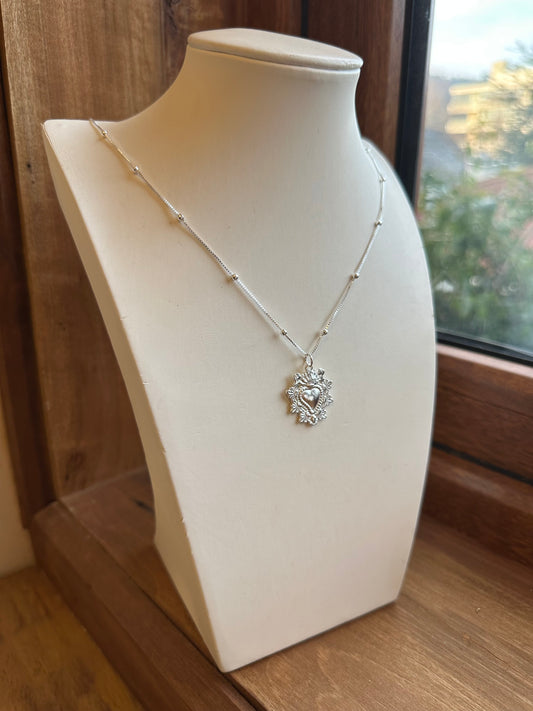 Collar Lupe plateado