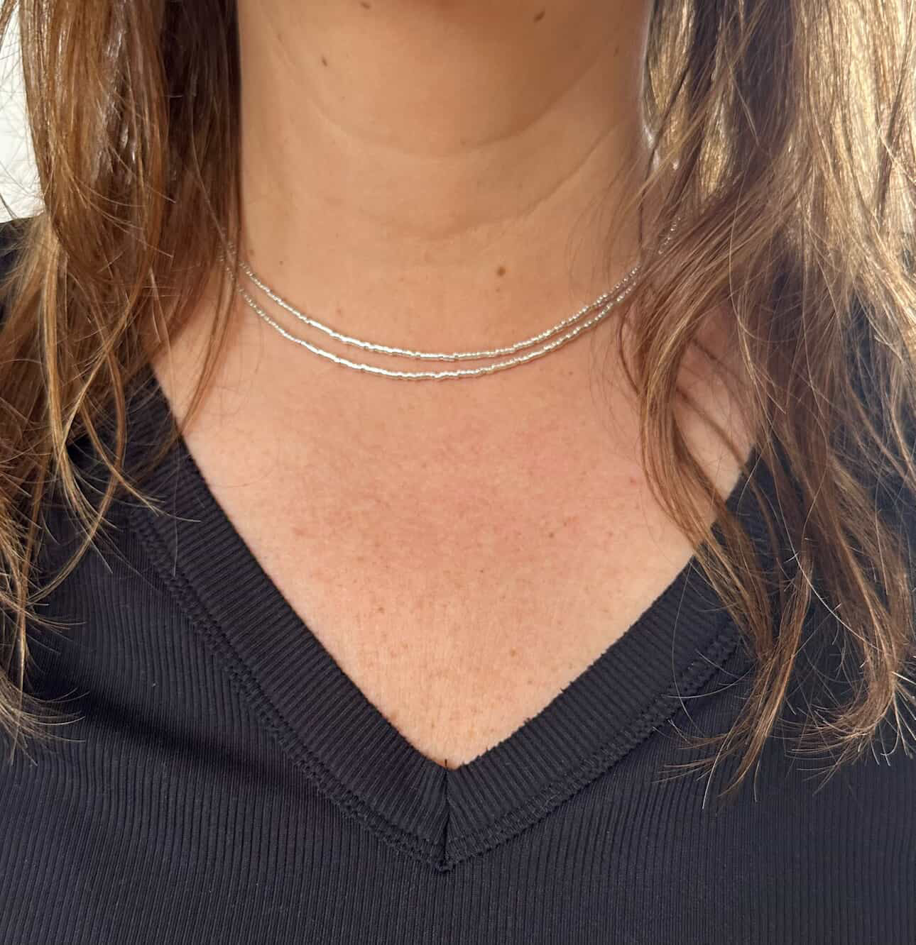 Collar/pulsera de mostacillas