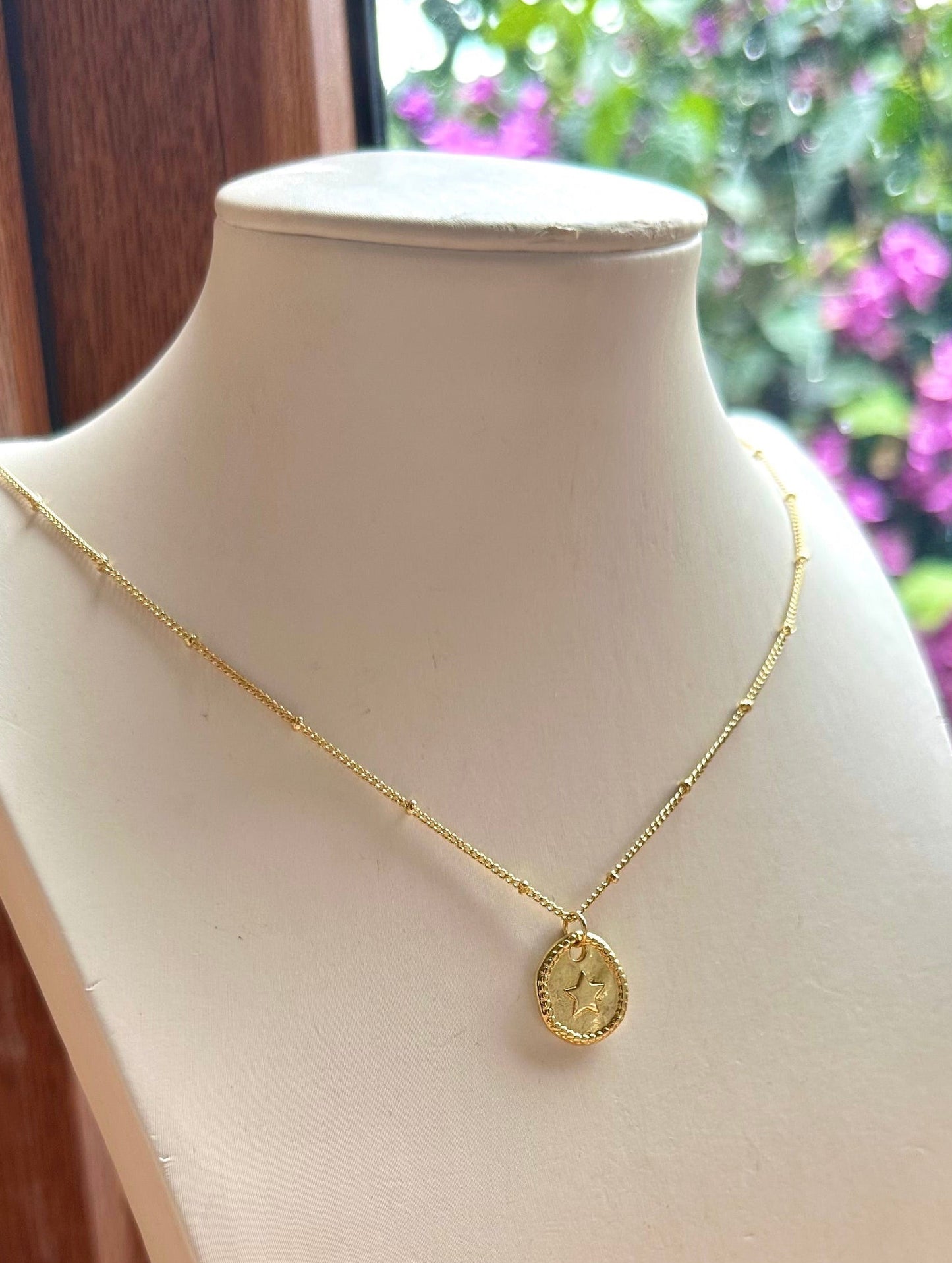 Collar estrella reticulada