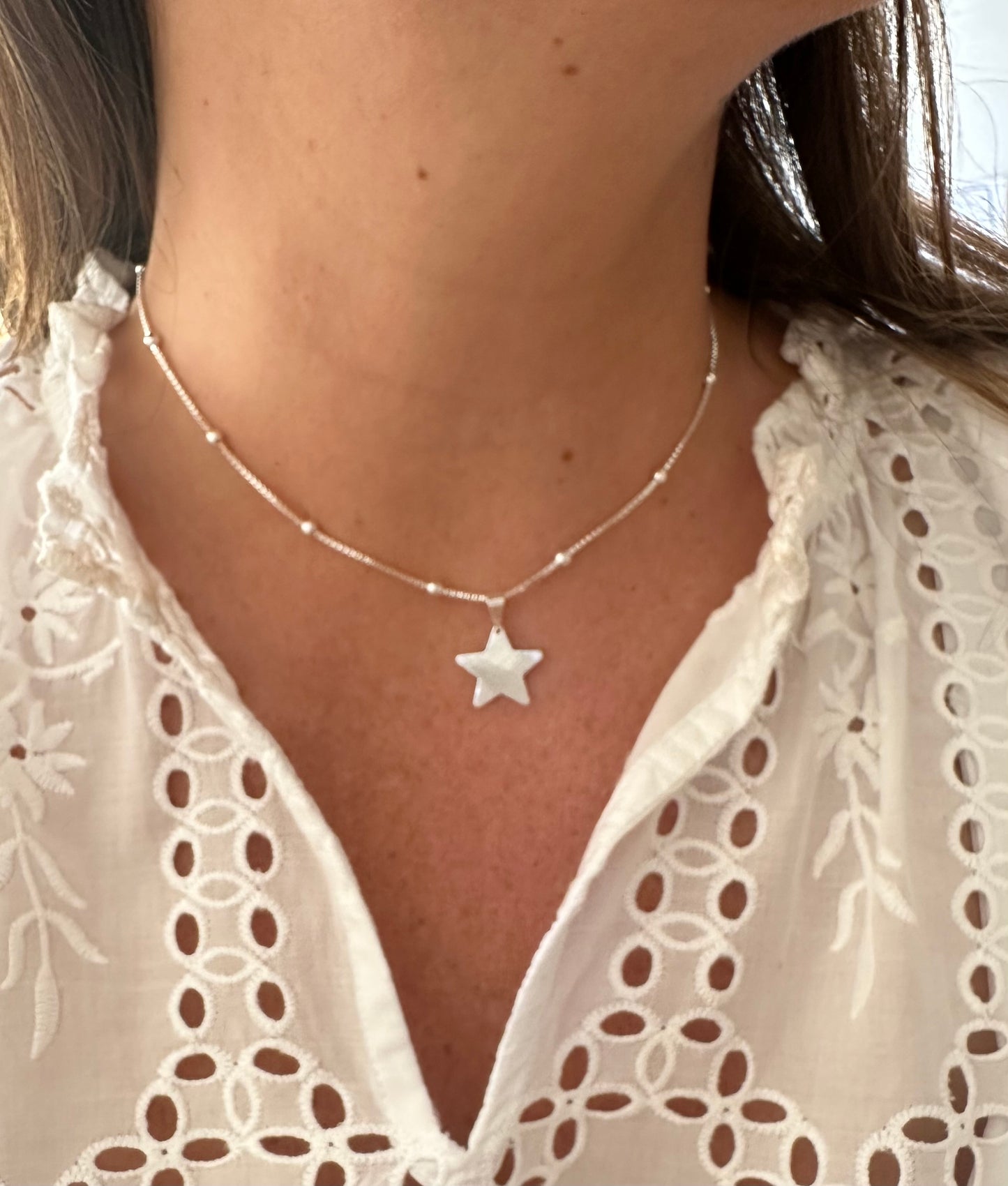 Collar estrella lijada