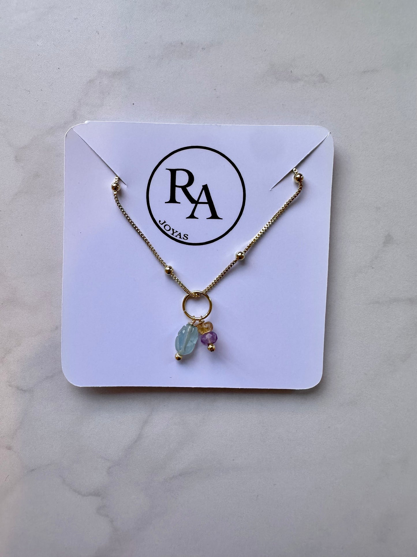 Collar turmalinas