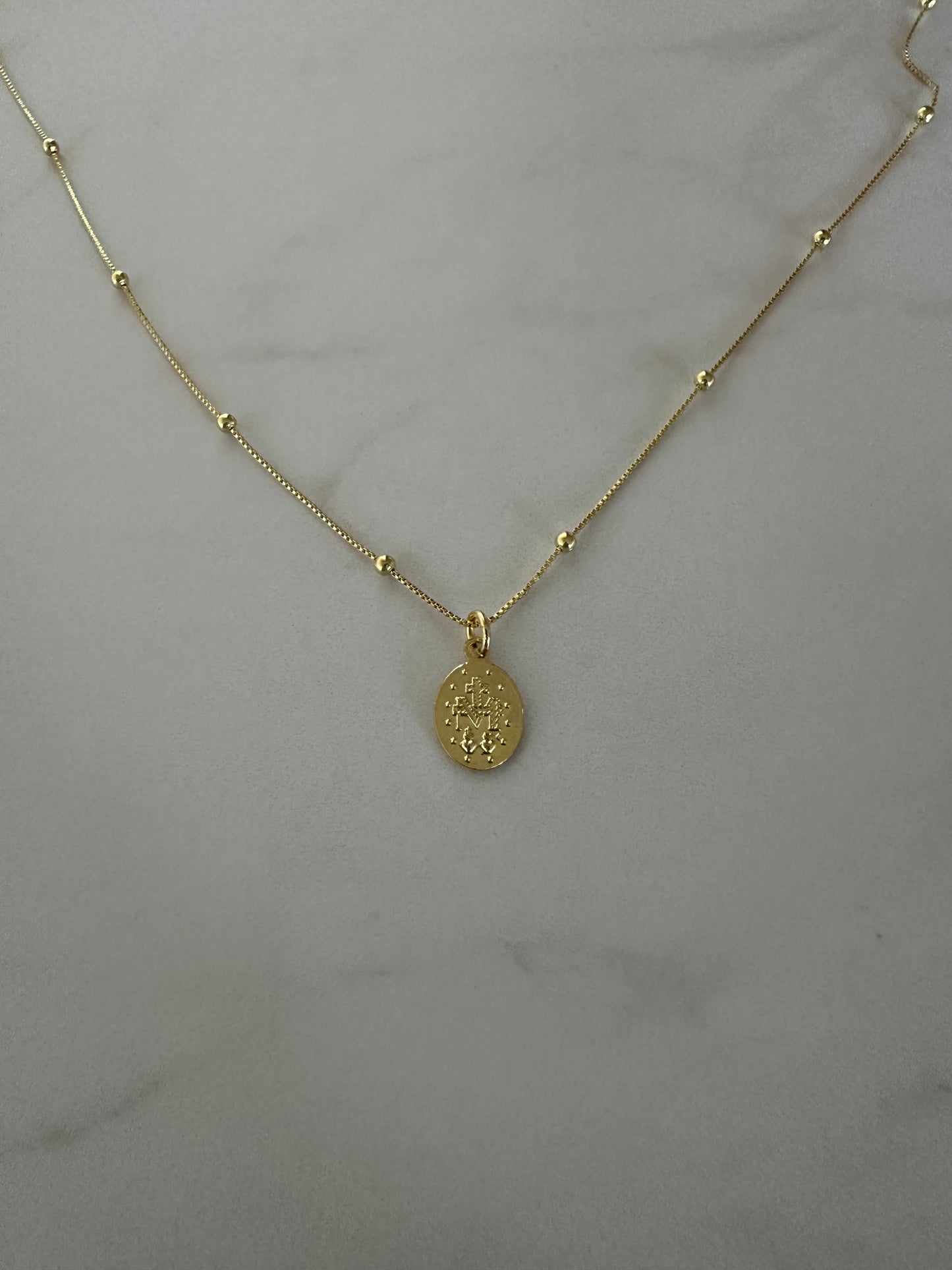 Collar Virgen de los Milagros petite