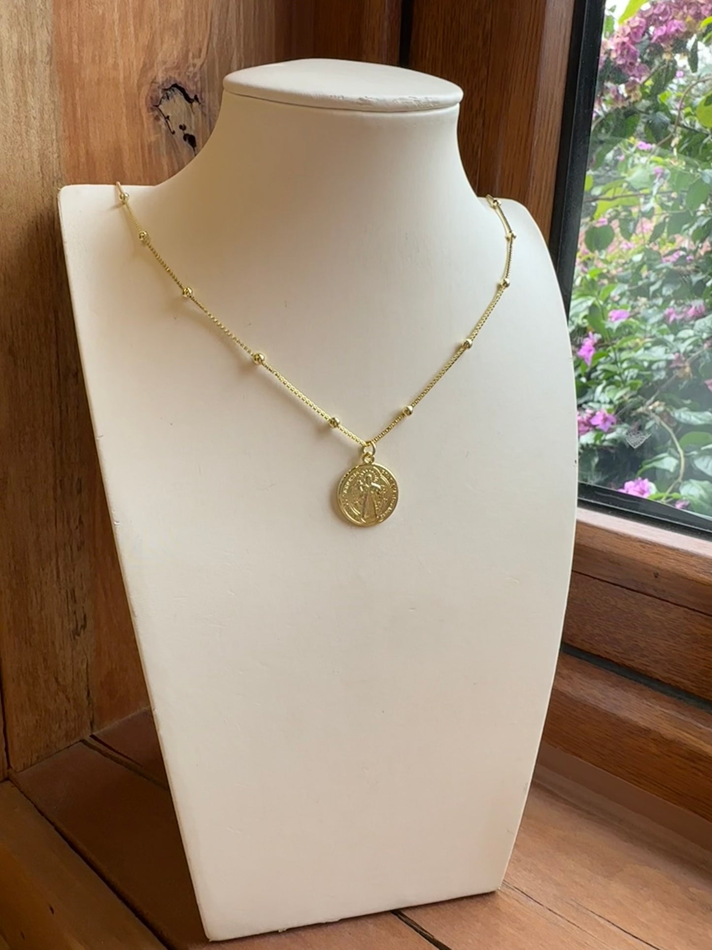 Collar Medalla San Benito