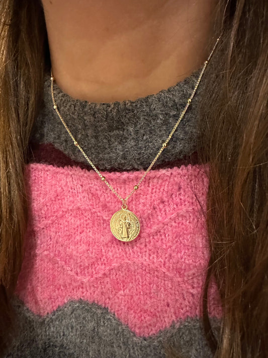 Collar Medalla San Benito