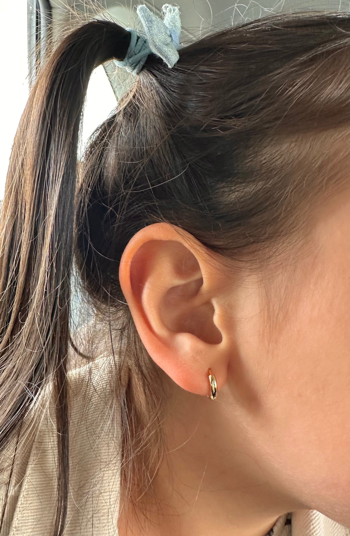 Argolla pequeña niña o segundo orificio