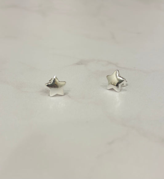 Aros estrellas lisas