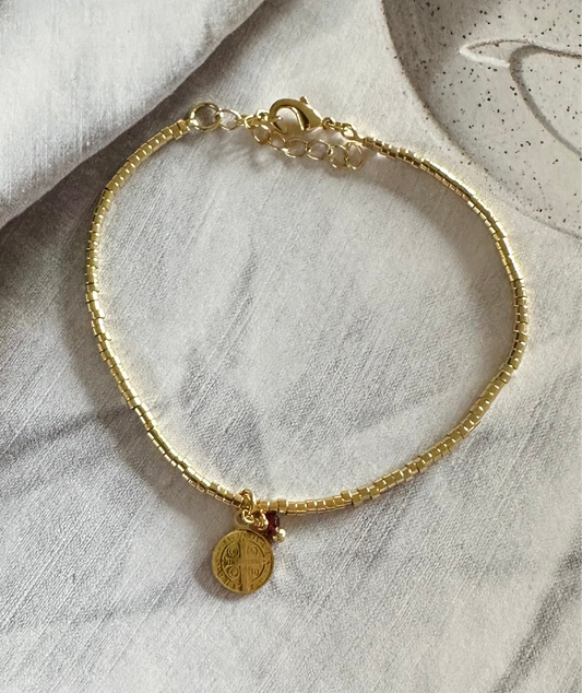 Pulsera San Benito mostacillas