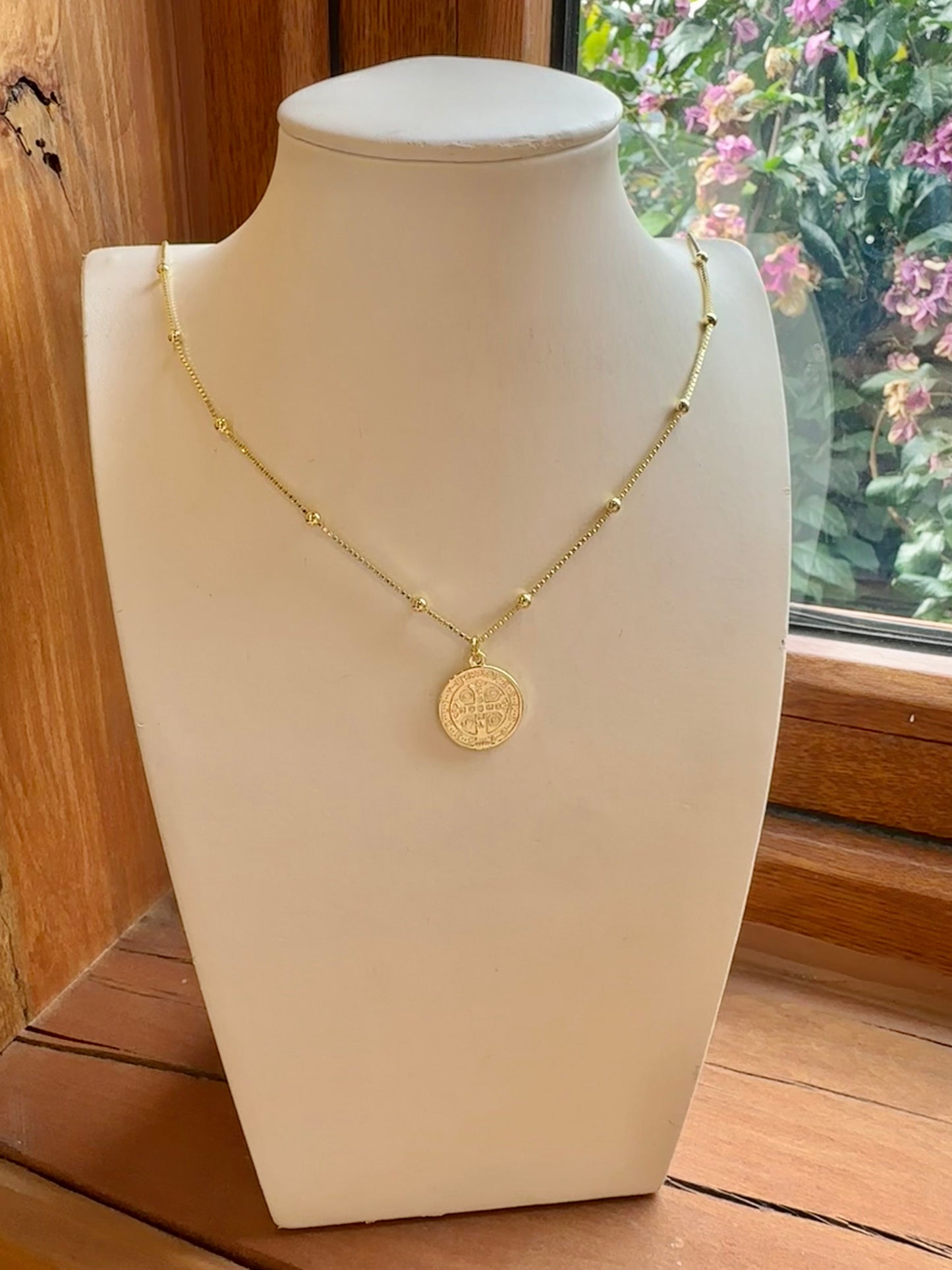 Collar Medalla San Benito