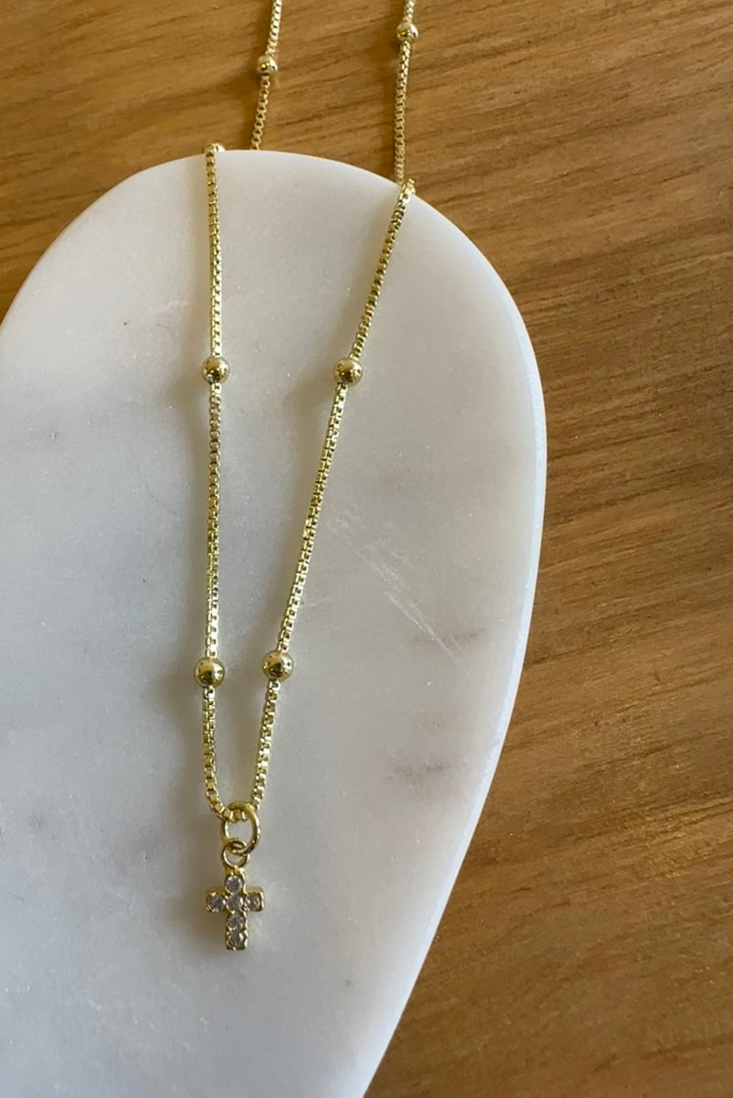 Collar mini Cruz circones