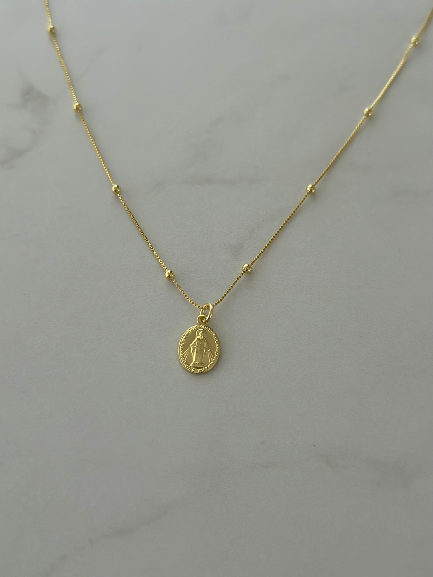 Collar Virgen de los Milagros petite