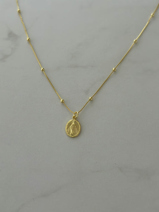 Collar Virgen de los Milagros petite